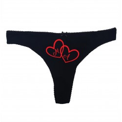 Ženske hlačke - Srčki in inicialke